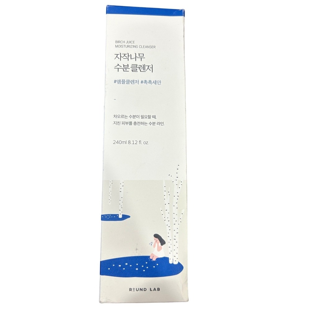 Round Lab White Birch Juice Moisturizing Cleanser 240ml 8.12 fl‎ oz